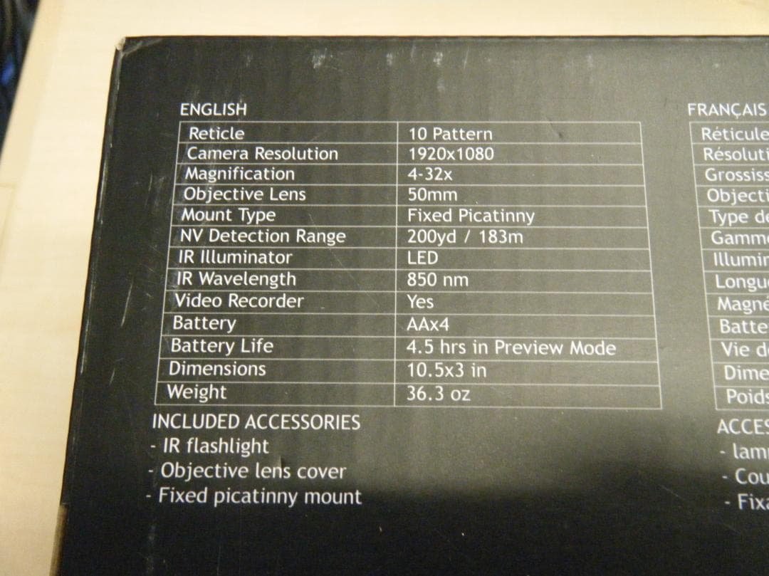 SIGHT MARK 4-32×50 ライフルスコープ