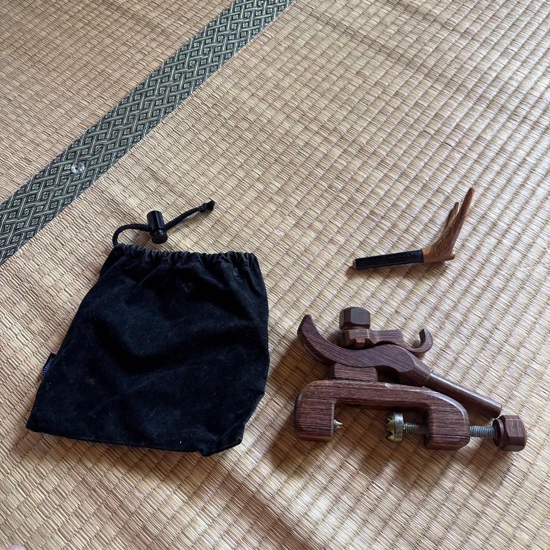 ヘラブナ　竿掛け万力セット　 収納袋付き