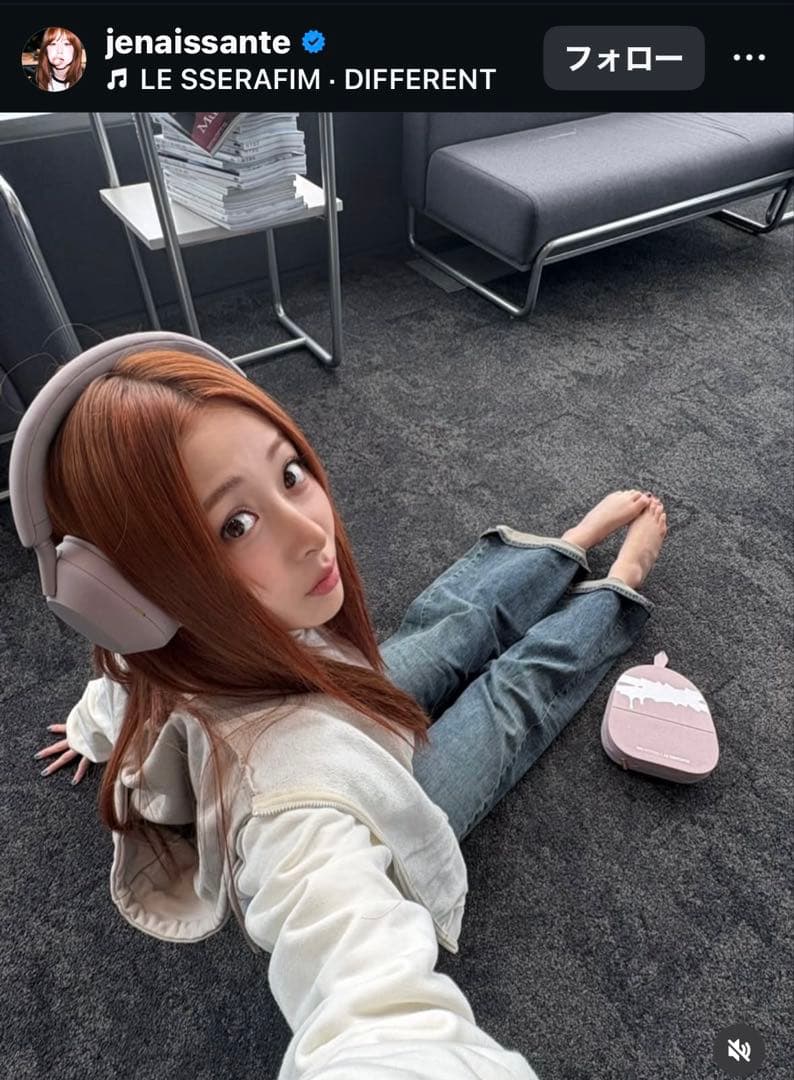 SONY WH-1000XM5×Le Sserafim ルセラフィム　ヘッドホン