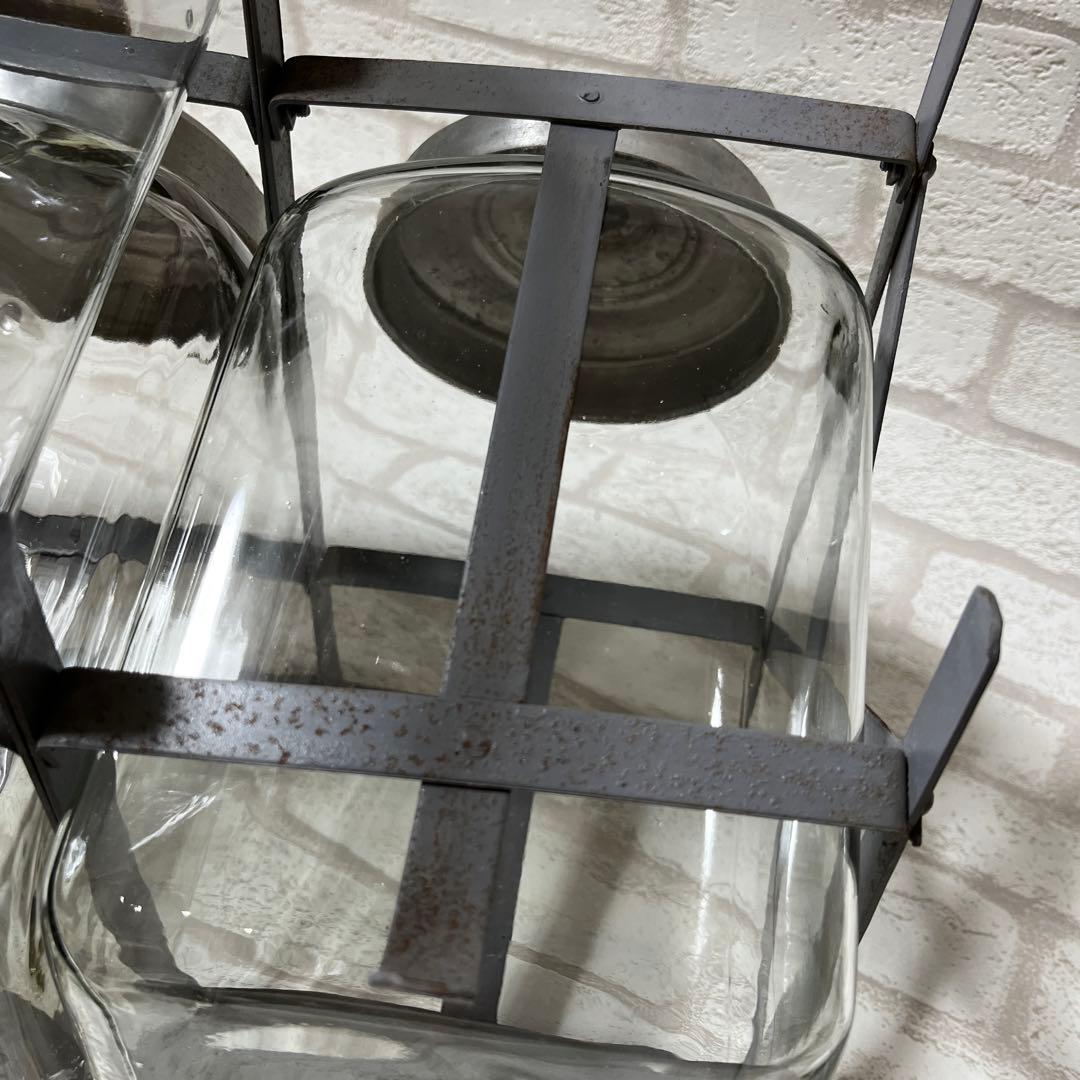 駄菓子瓶　6連　レトロ