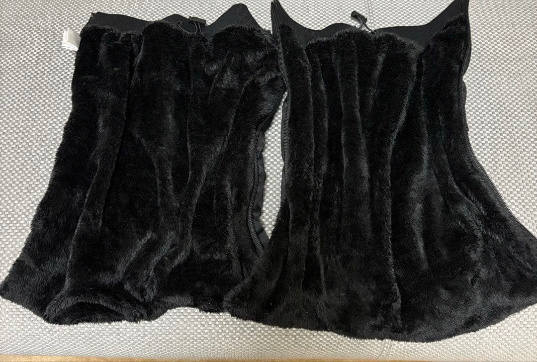 【美品】ジュンアンドロペ　レディースゴルフ　ブラックレッグウォーマー 黒