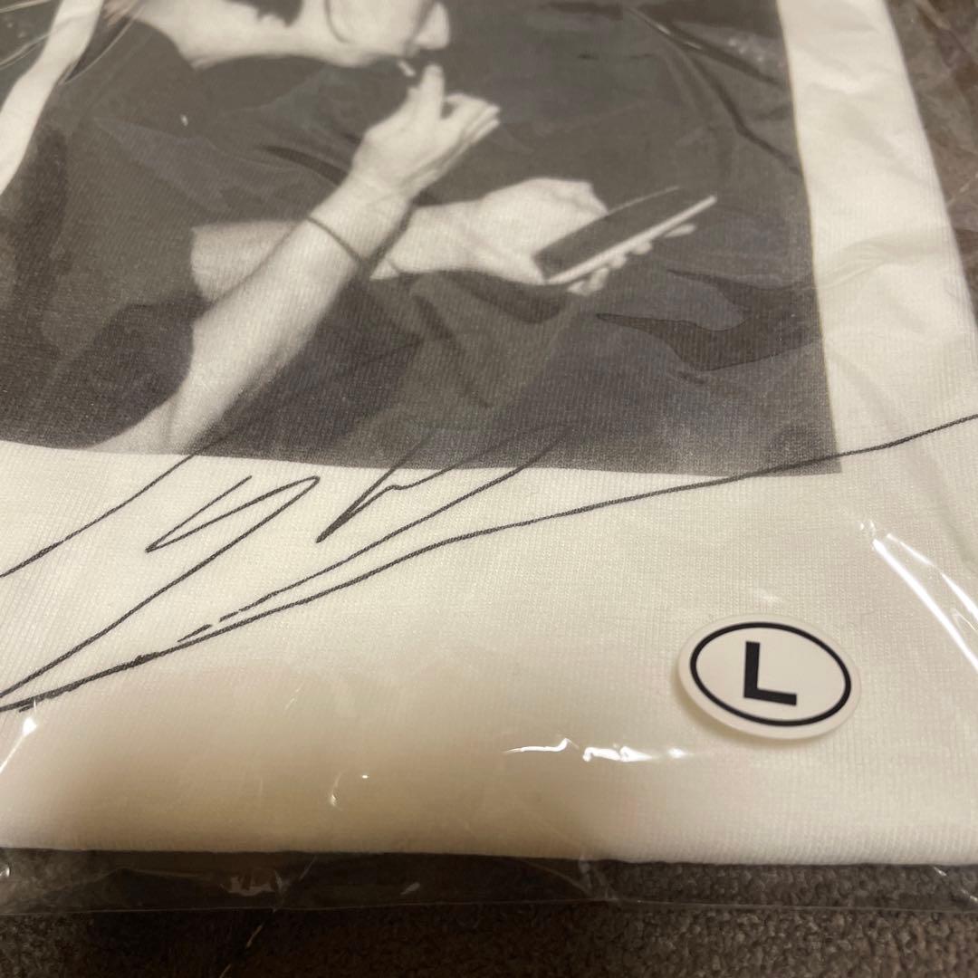 【新品】[Alexandros] 川上洋平 フォト印刷サインTシャツ Lサイズ