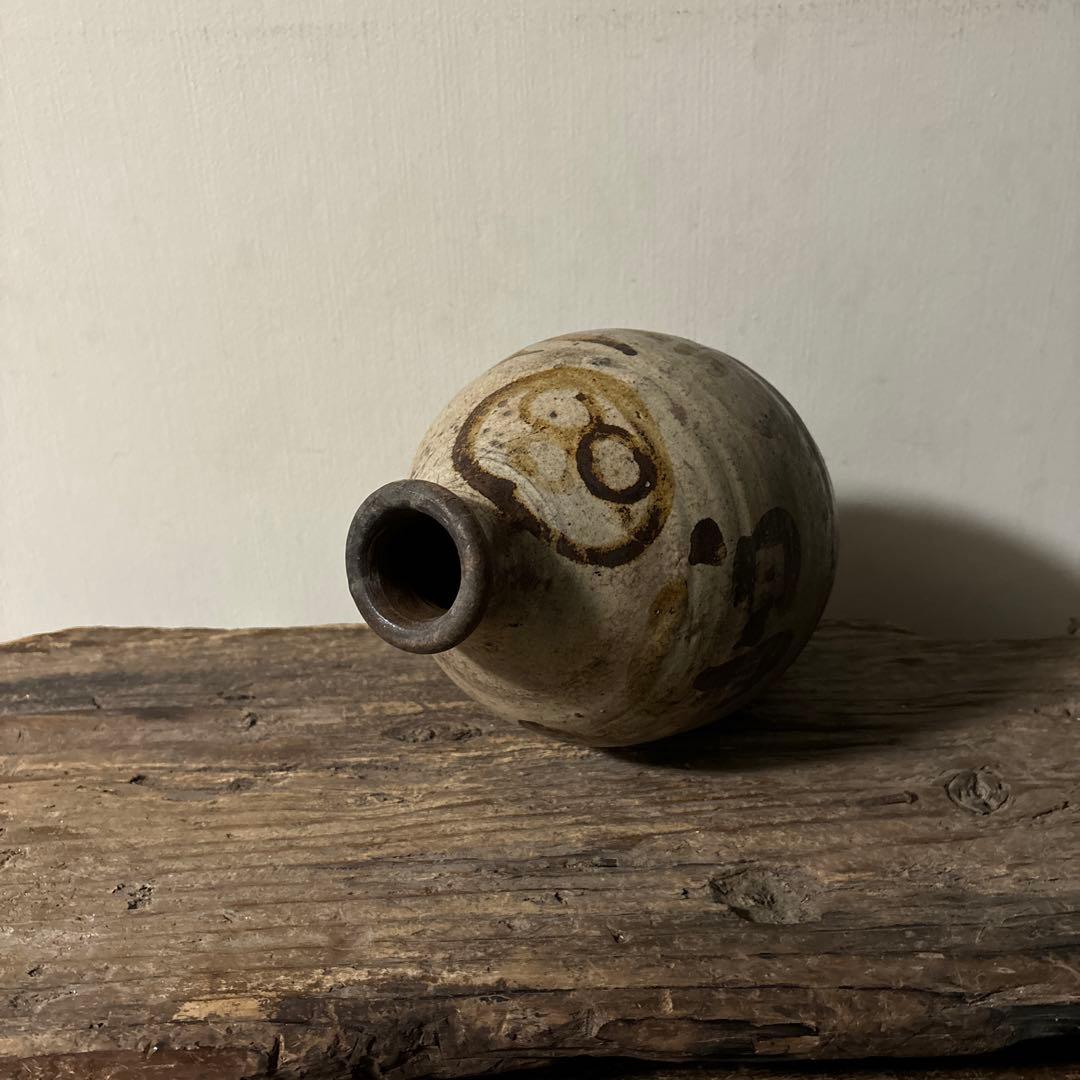 弓野焼徳利　②武雄　唐津　古道具　アンティーク　骨董　古民芸　田舎暮らし検:李朝