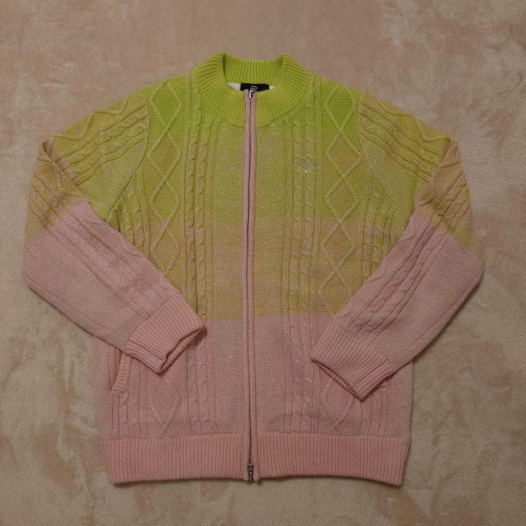 グラデーション ジップアップジャケット レディース