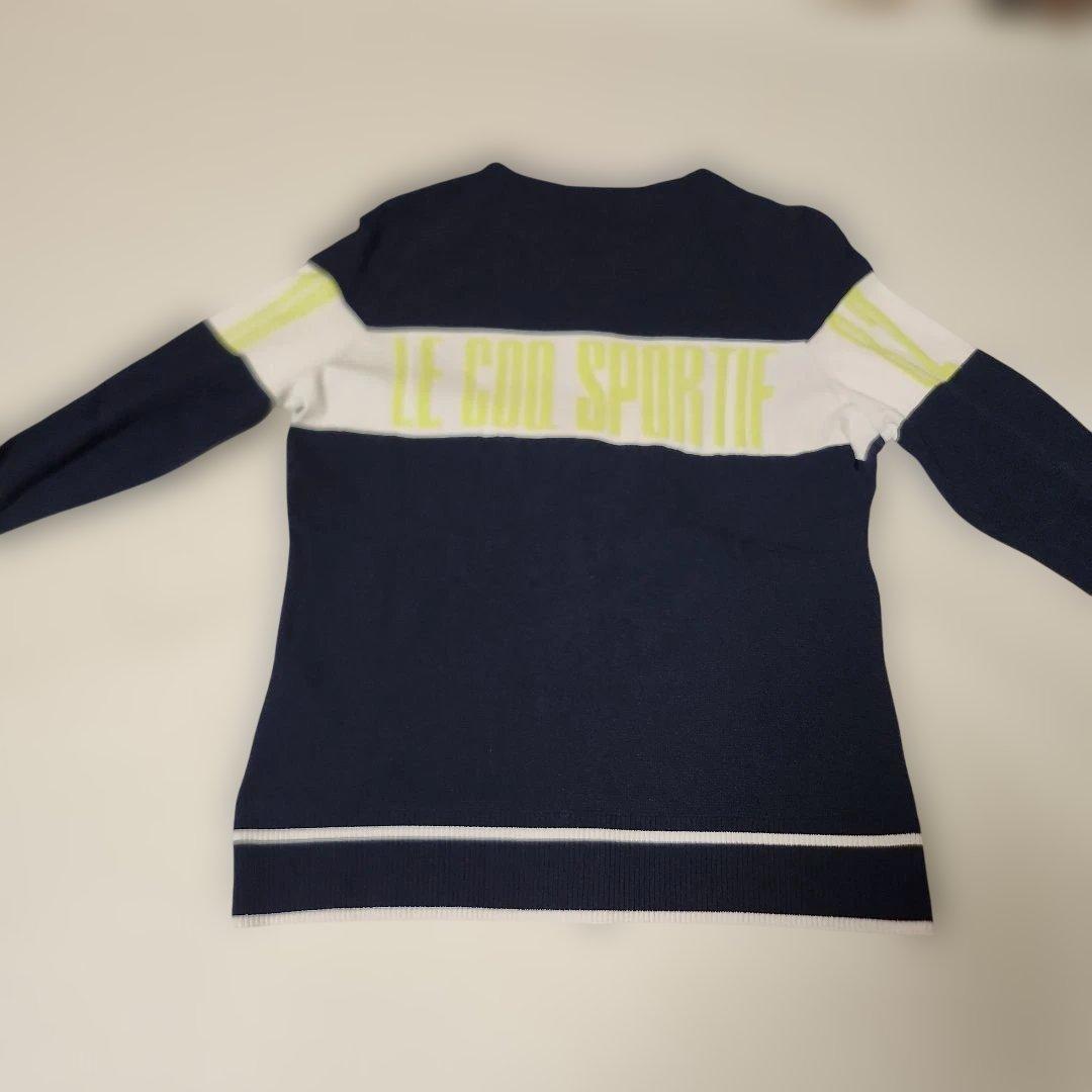 ルコックスポルティフゴルフのネイビーとホワイトのゴルフウェアセットと帽子おまけ