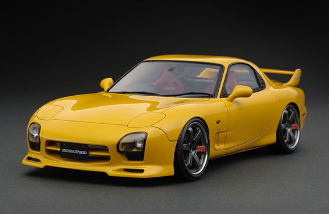 ミニカー 1/18 Mazda FD3S Mazda Speed Aspec Yellow