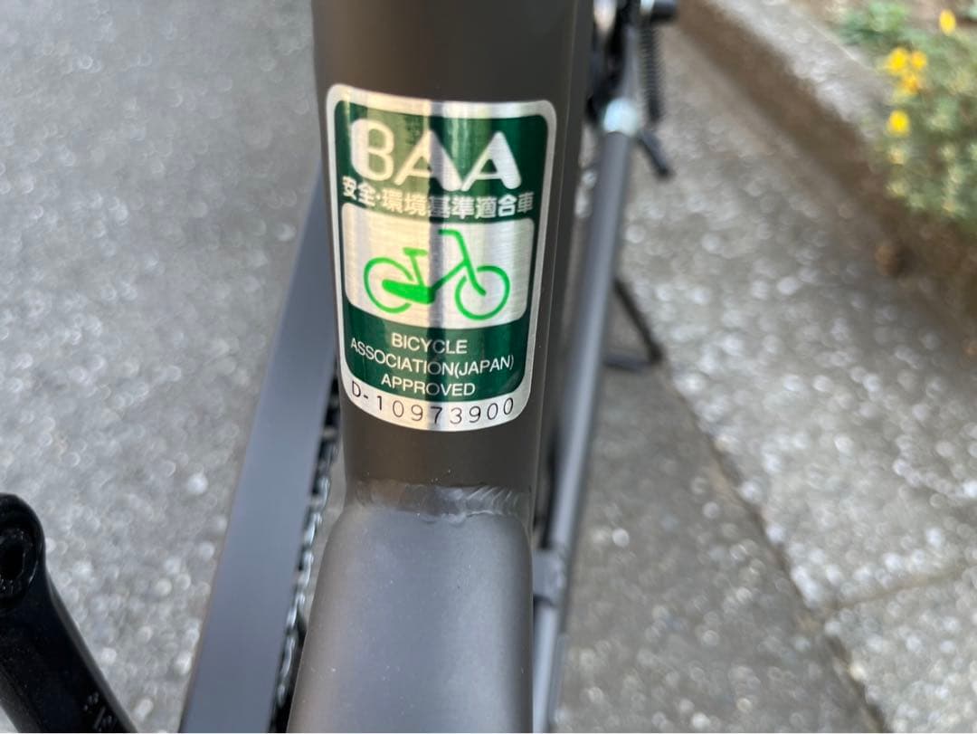 アサヒ自転車　26インチ　6段ギア付　BORDLINE シティサイクル