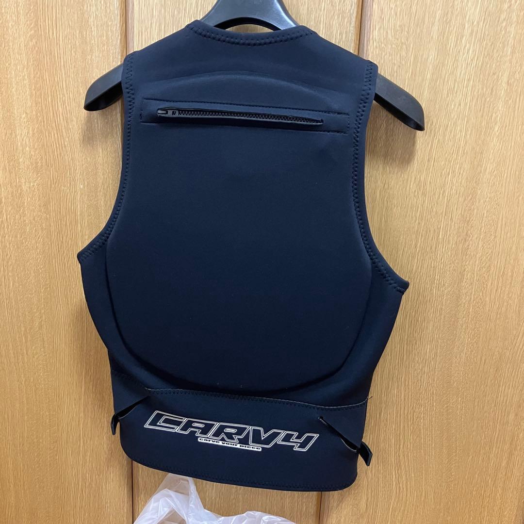 [機能充実] CARVY フローティングベスト ブラック Mサイズ 男女