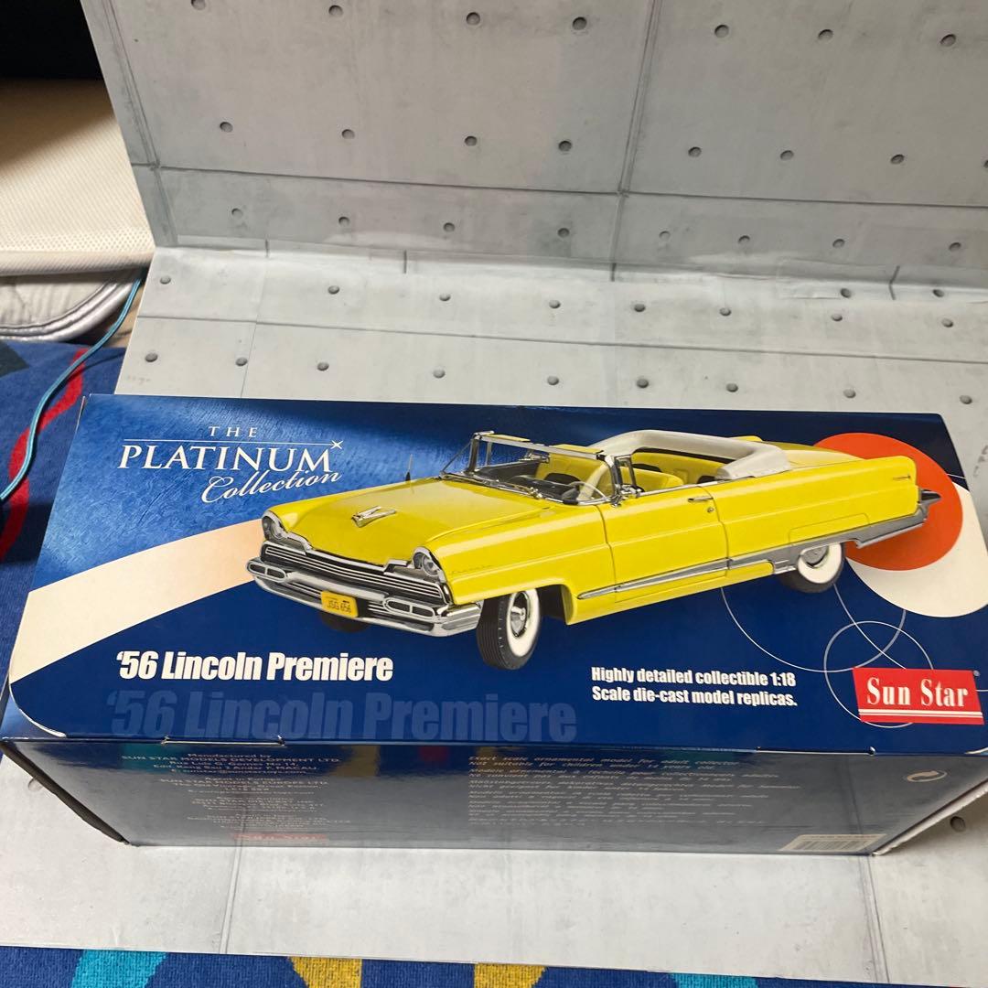 1956Lincoln premiere1/18 サンスター社　新品（黒）