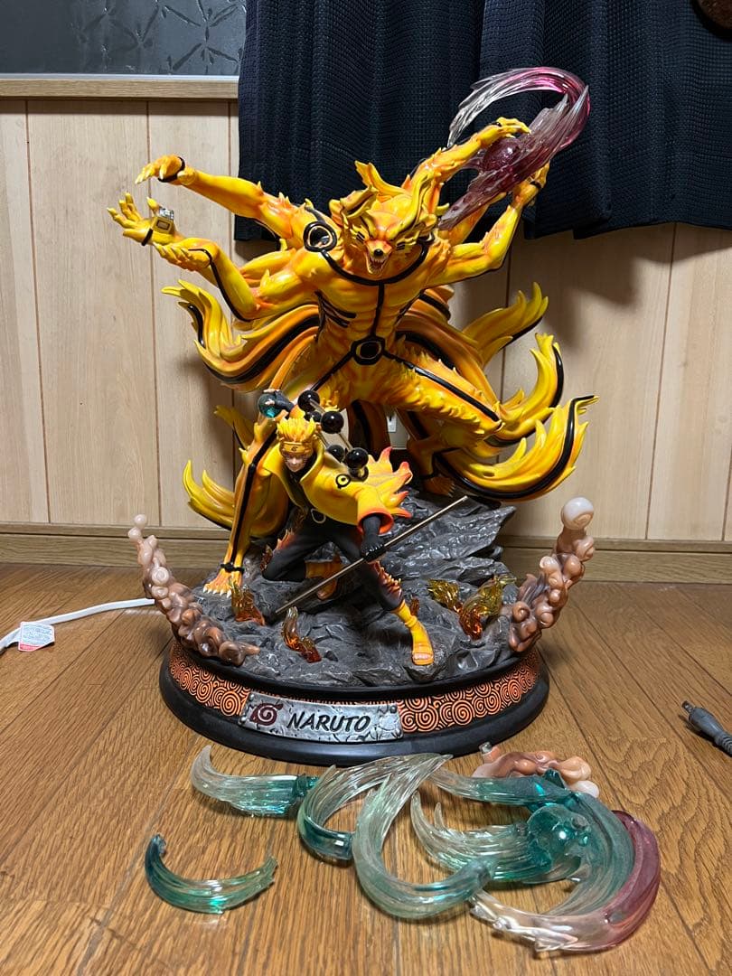 NARUTO ナルト クラマ 九喇嘛 九尾  LED付き 破損あり直接引取歓迎