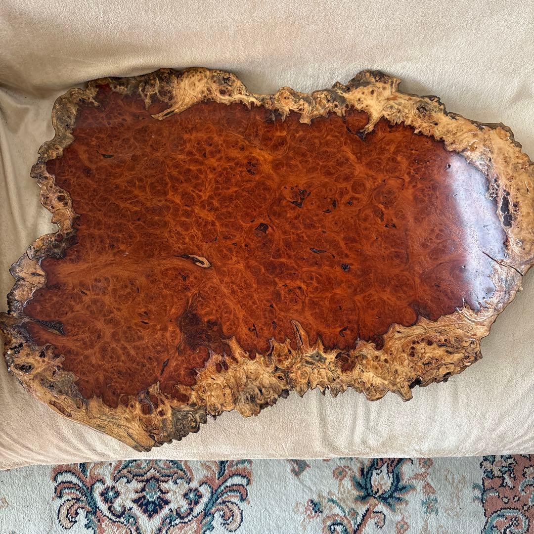 花梨　花台　天然　一枚板