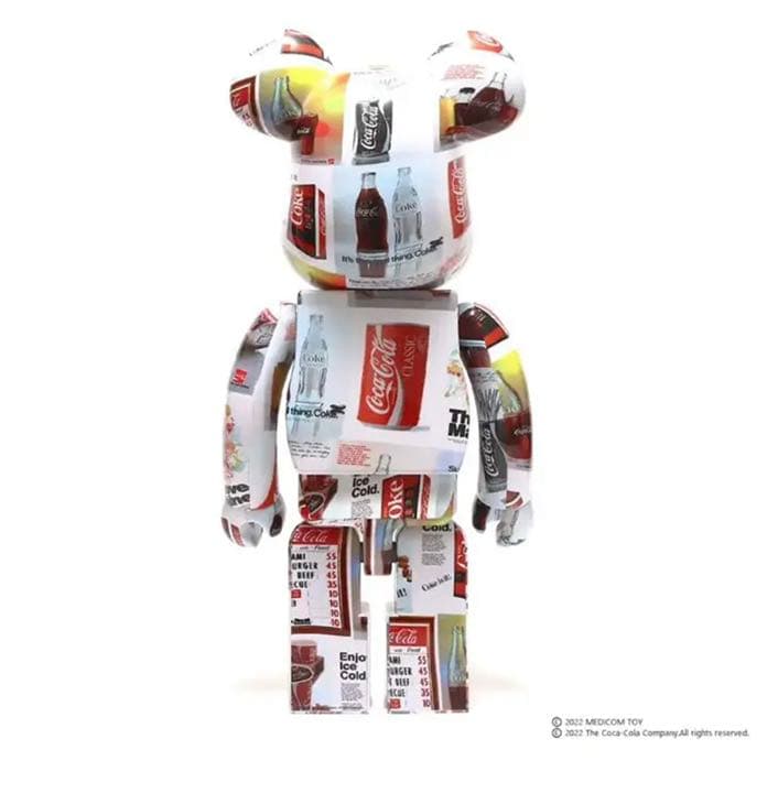 メディコムトイ ベアブリック アトモス × コカ・コーラ タイプ5 1000%