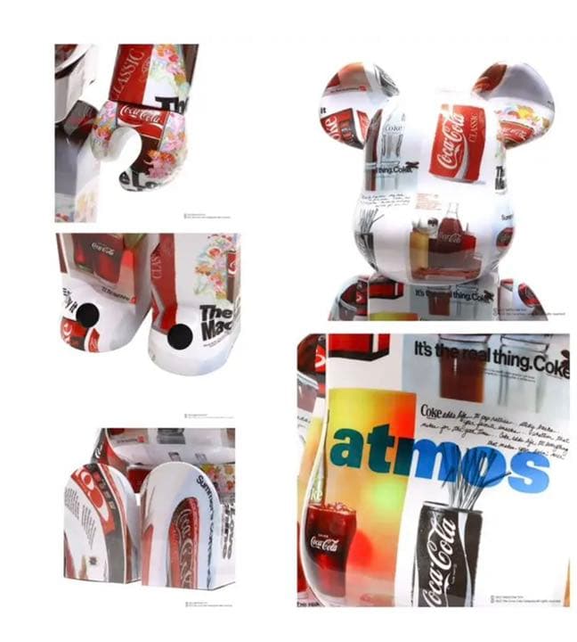 メディコムトイ ベアブリック アトモス × コカ・コーラ タイプ5 1000%