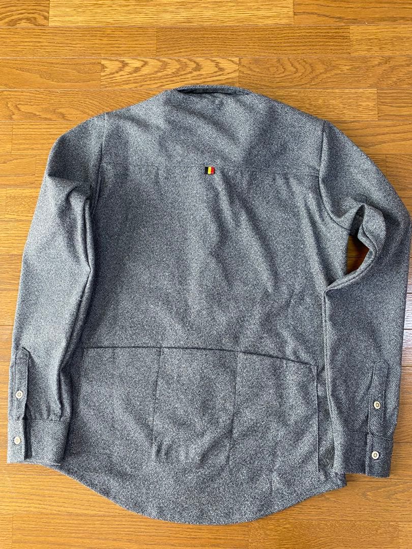 カペルミュール　フランネルニットシャツジャージkpls1039-GRY