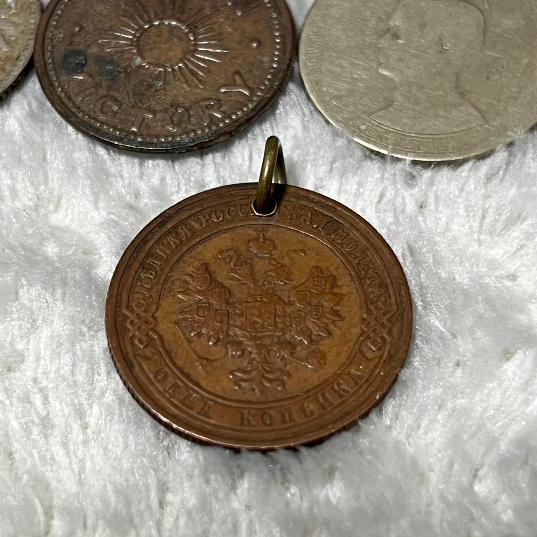 ネックレス 古銭 詳細不明 コレクション整理品 遺品整理 記念硬貨　まとめ