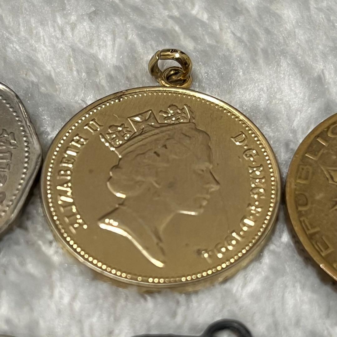 ネックレス 古銭 詳細不明 コレクション整理品 遺品整理 記念硬貨　まとめ