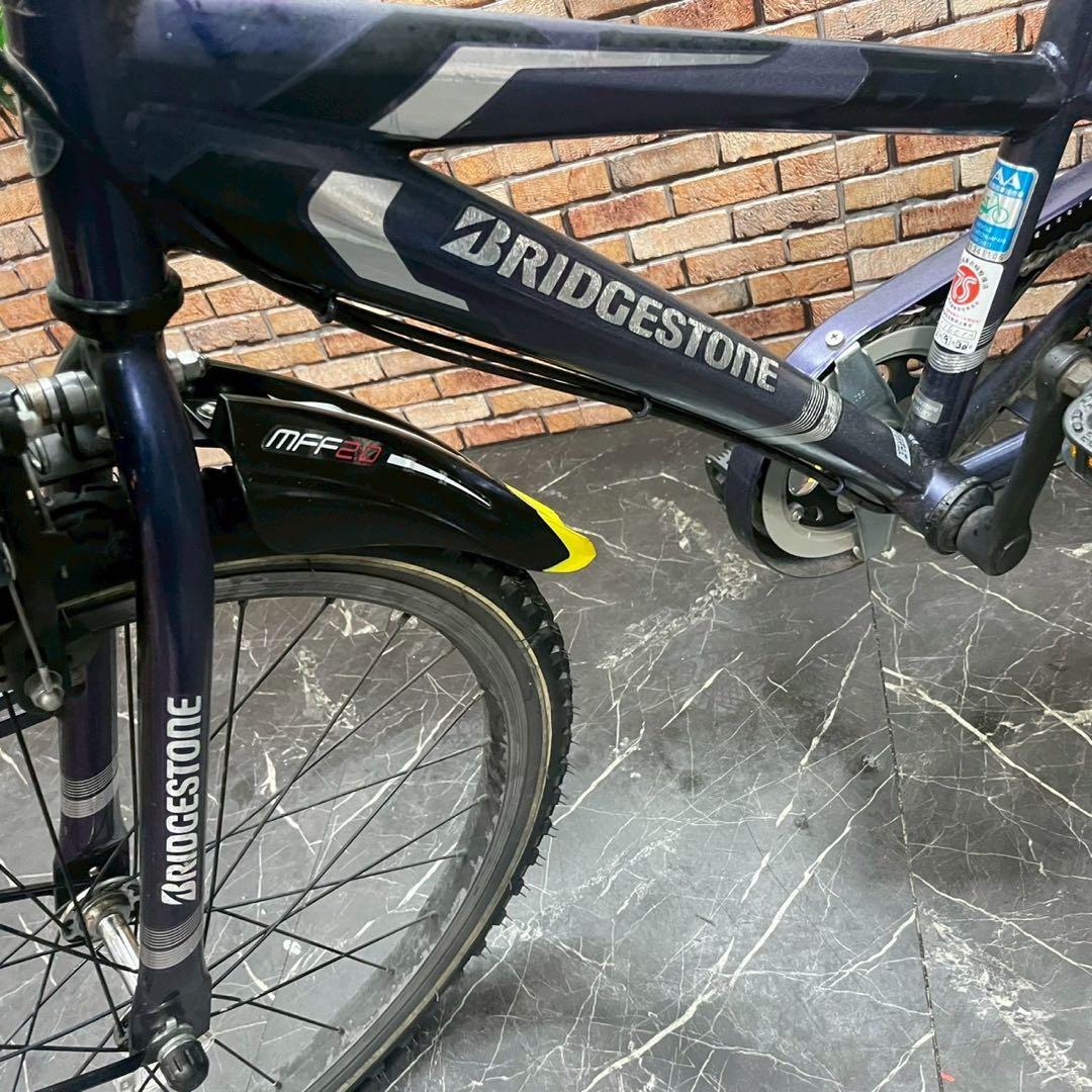 引取り価格【69】子供用自転車 子供車 ブリヂストン CFJ 紺色 22インチ