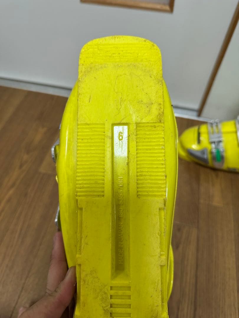 中古FISCHER スキー板155cm,ブーツ25.5cm,ストック110cm