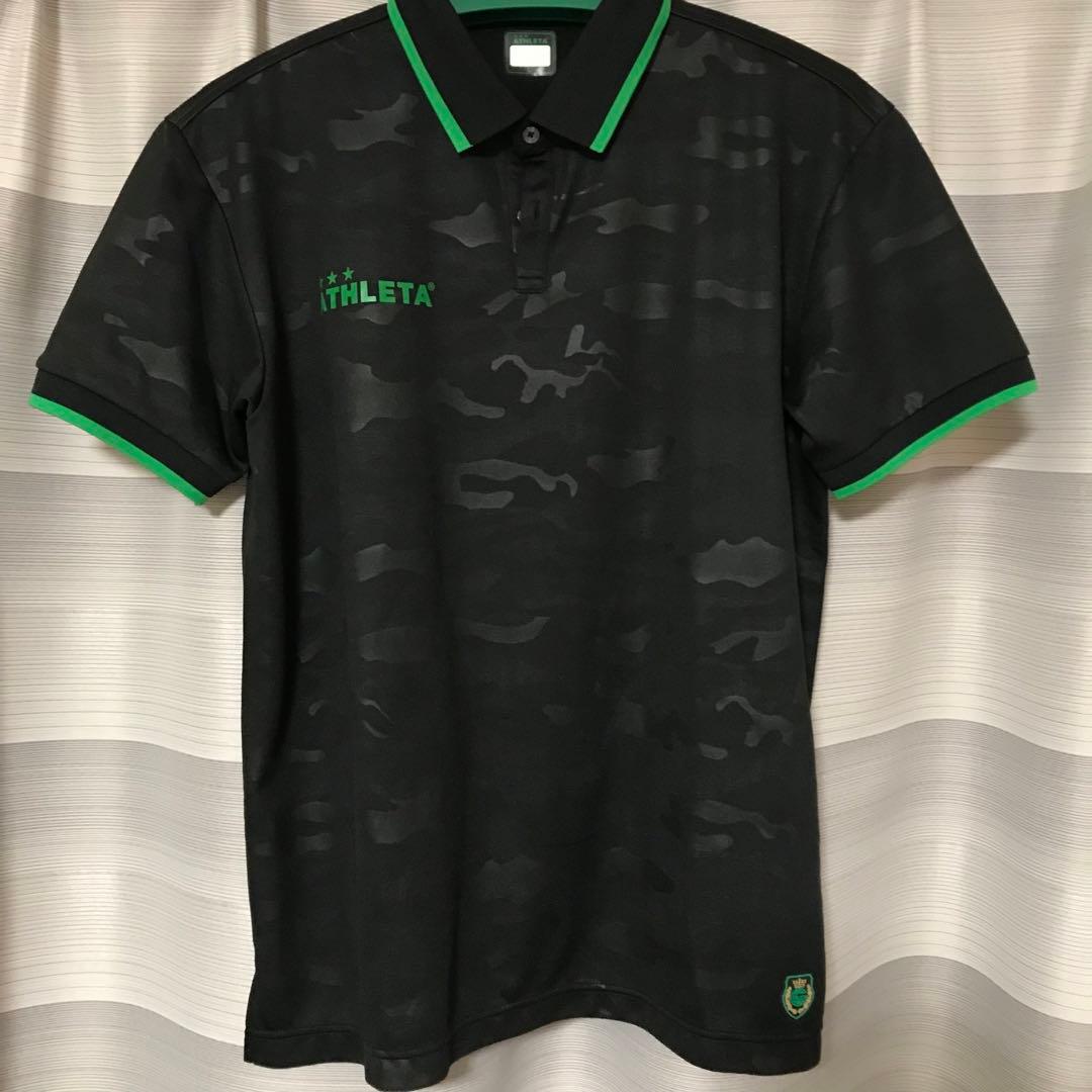 東京ヴェルディ×ATHLETA　迷彩柄 ポロシャツ＋ハーフパンツ　Oサイズ