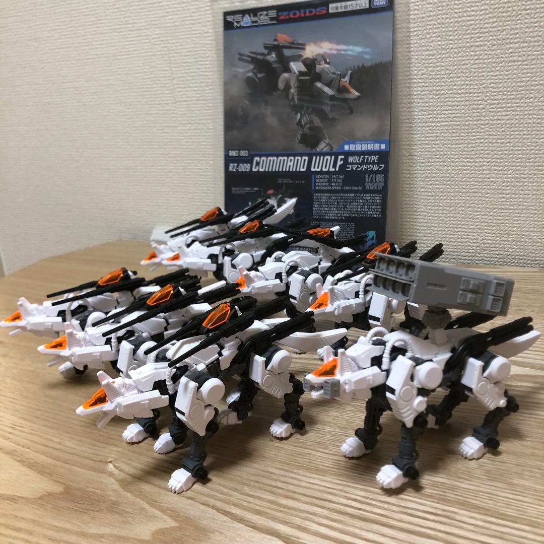 【素組み】8体セット　RMZ-003 コマンドウルフ1/100スケール