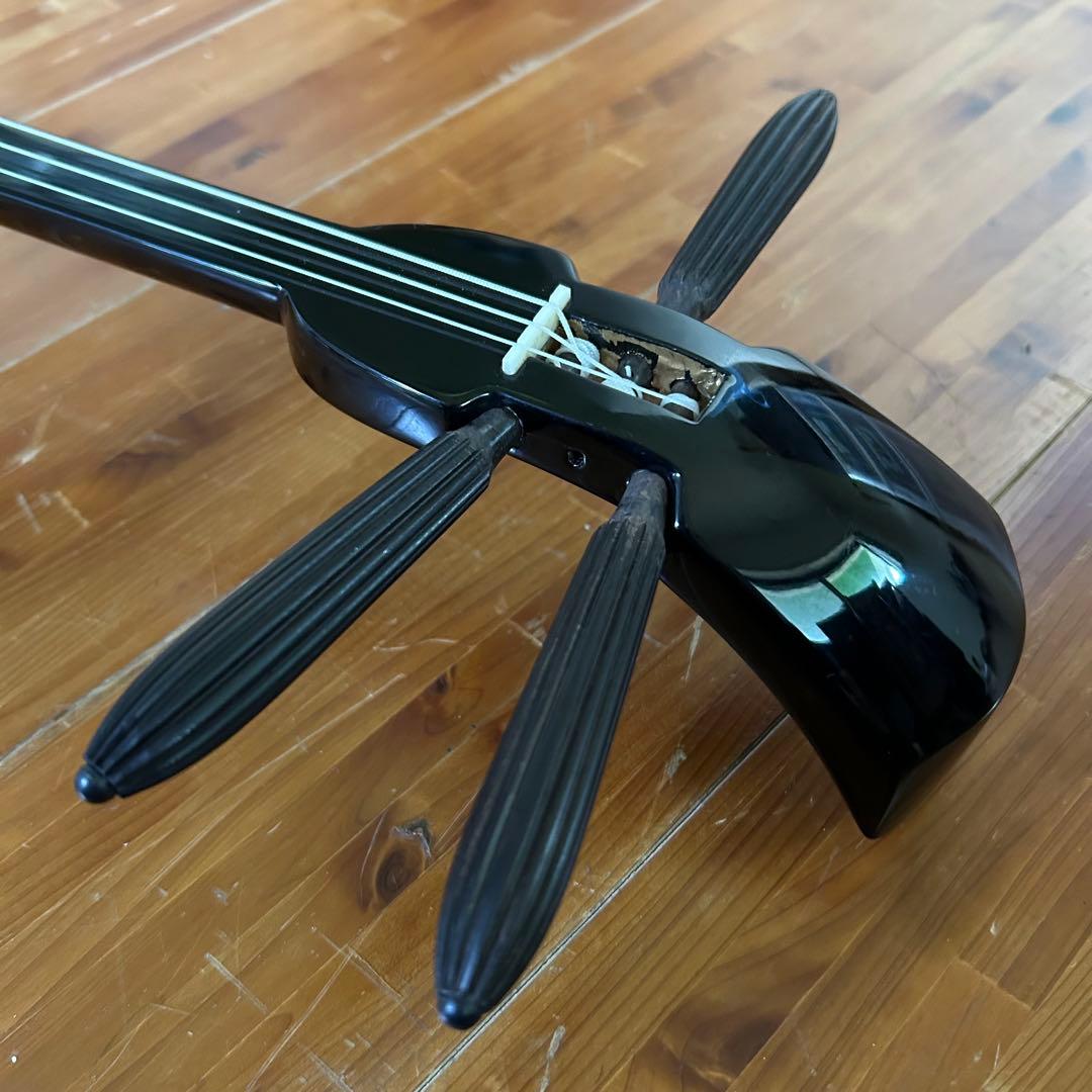 ◼️宮古島から◼️美品！本皮強化張り三線　サンシン　三味線　蛇皮線　沖縄　琉球