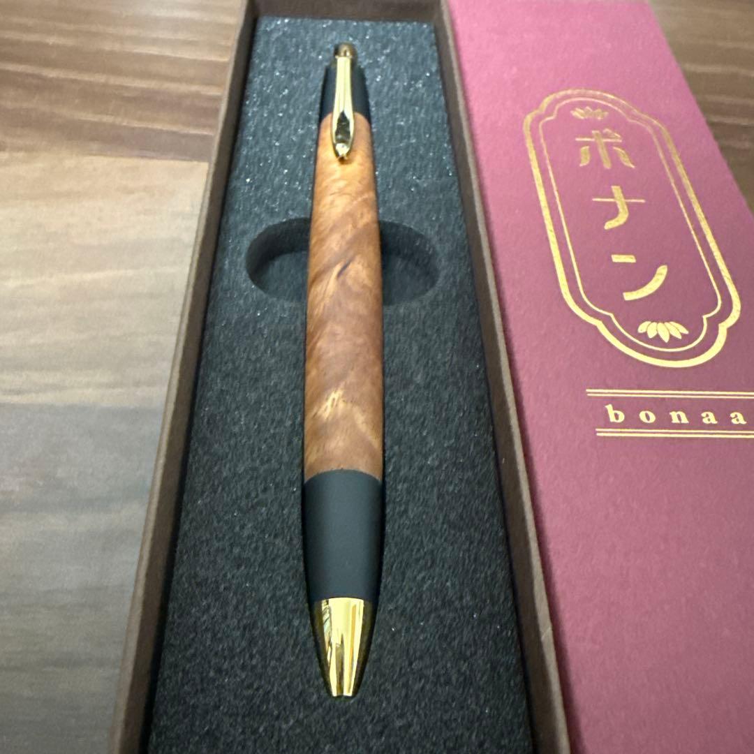 ボナンペン　花梨瘤　シャープペンシル