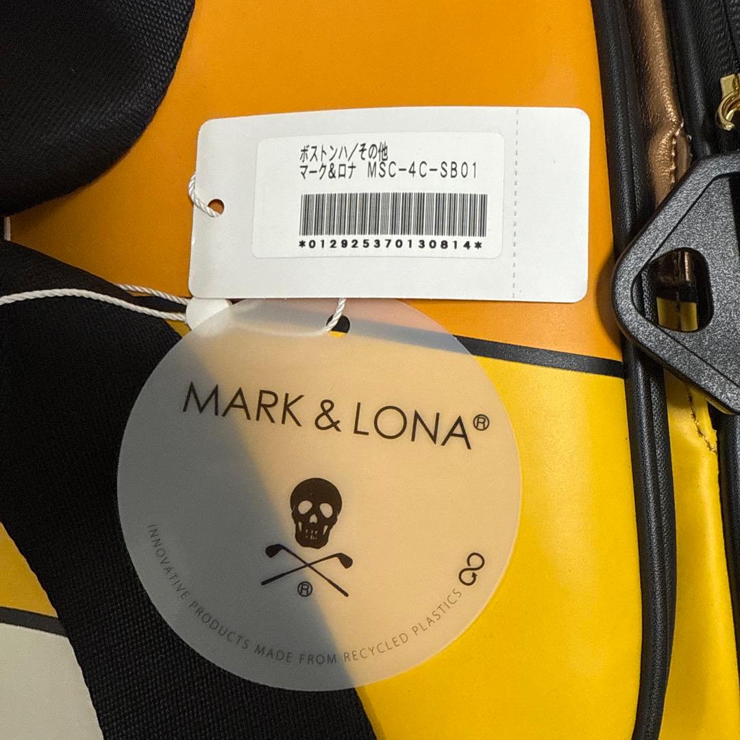 MARK & LONA スカルデザイン ゴルフボストンバッグ