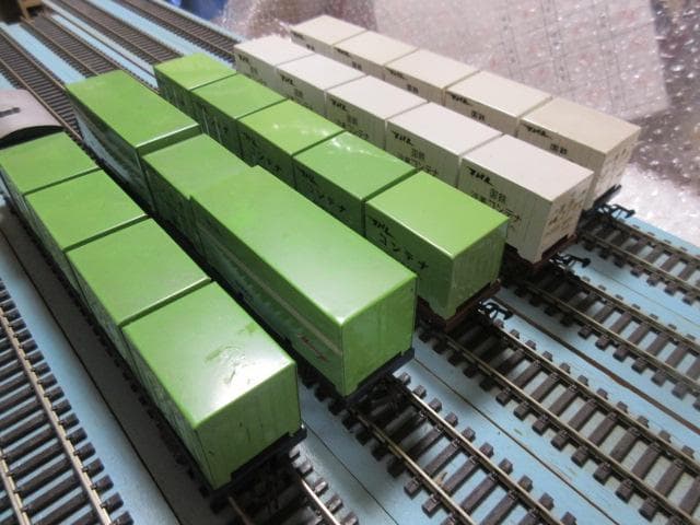 国鉄 コンテナ貨車 ５両セット HOゲージ（金属・エンドウ）