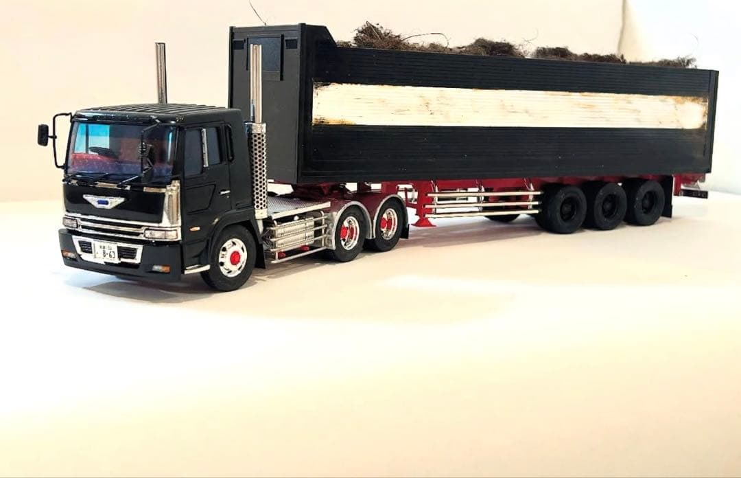 アオシマ　デコトラ　プラモデル　トレーラー　プロフィア　日野　テラヴィ