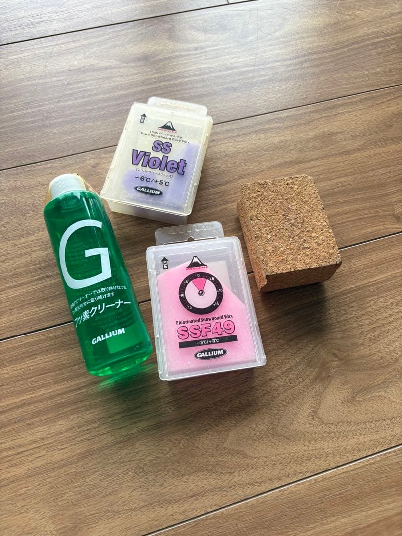 GALLIUMスノーボードワックス＆アイロン　ワックスセット
