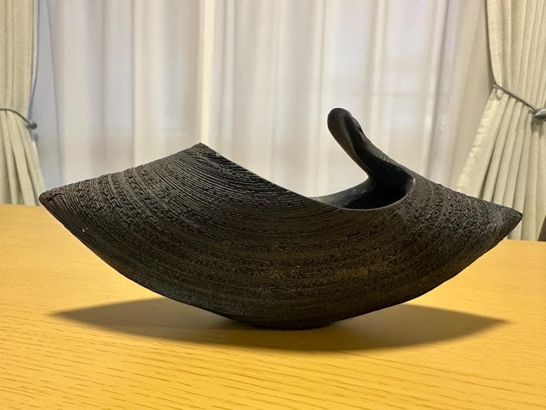 燻黒螺法器 備前焼 石田和也 KAZUYA ISHIDA