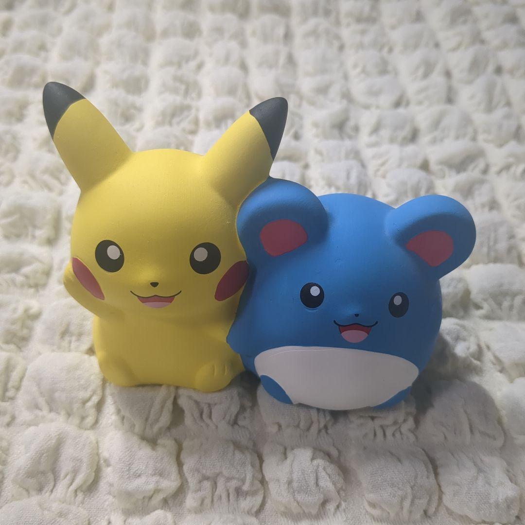 ピカチュウ　マリル　陶飾り ポケモンセンター　置物