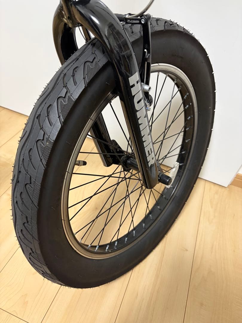 (yurieru) HUMMER 折りたたみ自転車 ブラック