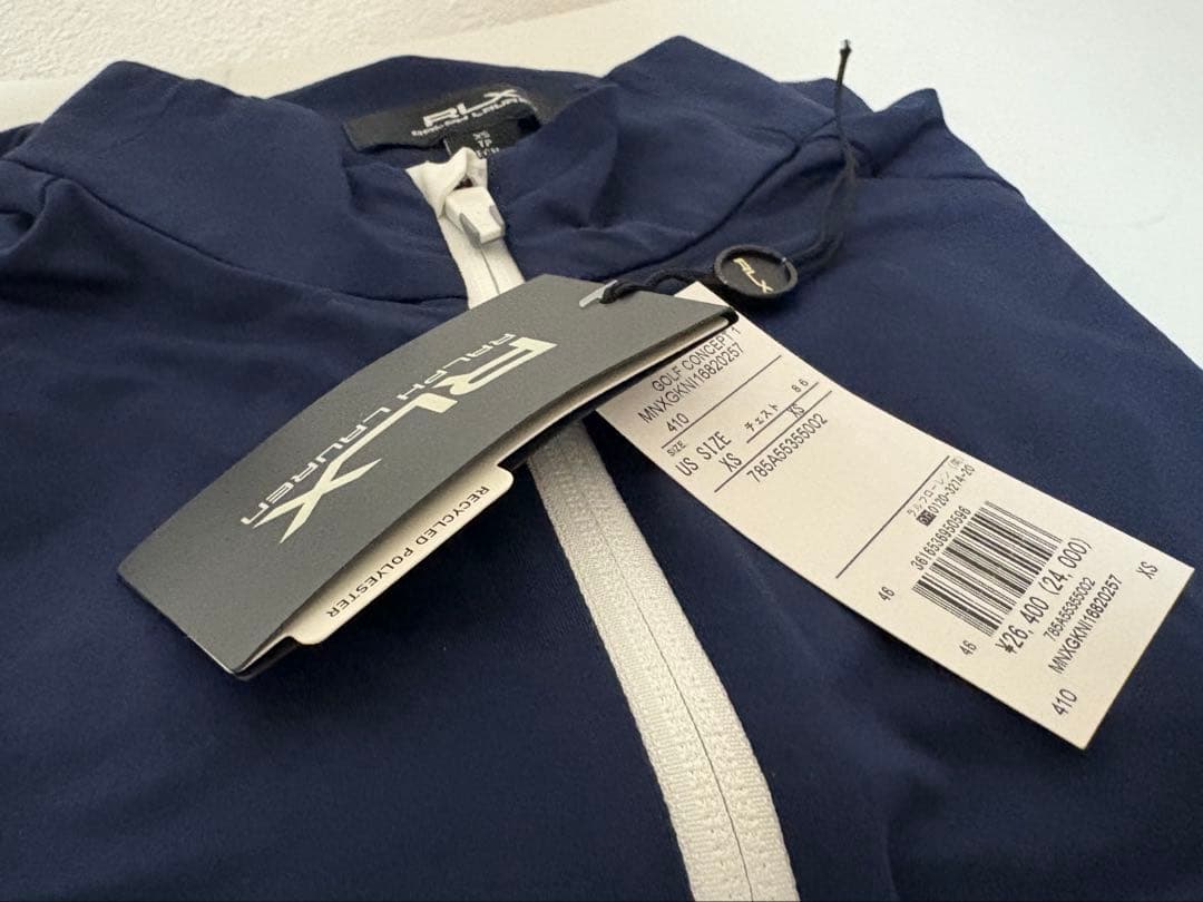 RLX ハーフジップ長袖シャツ 国内Sサイズ相当 定価26400円