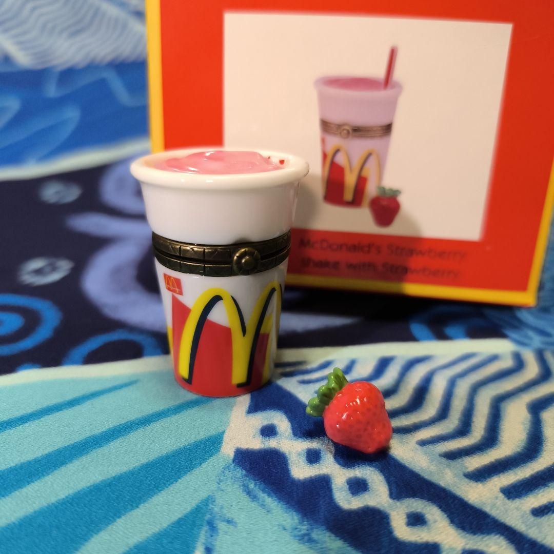 McDonald's ストロベリーシェイク ヒンジボックス