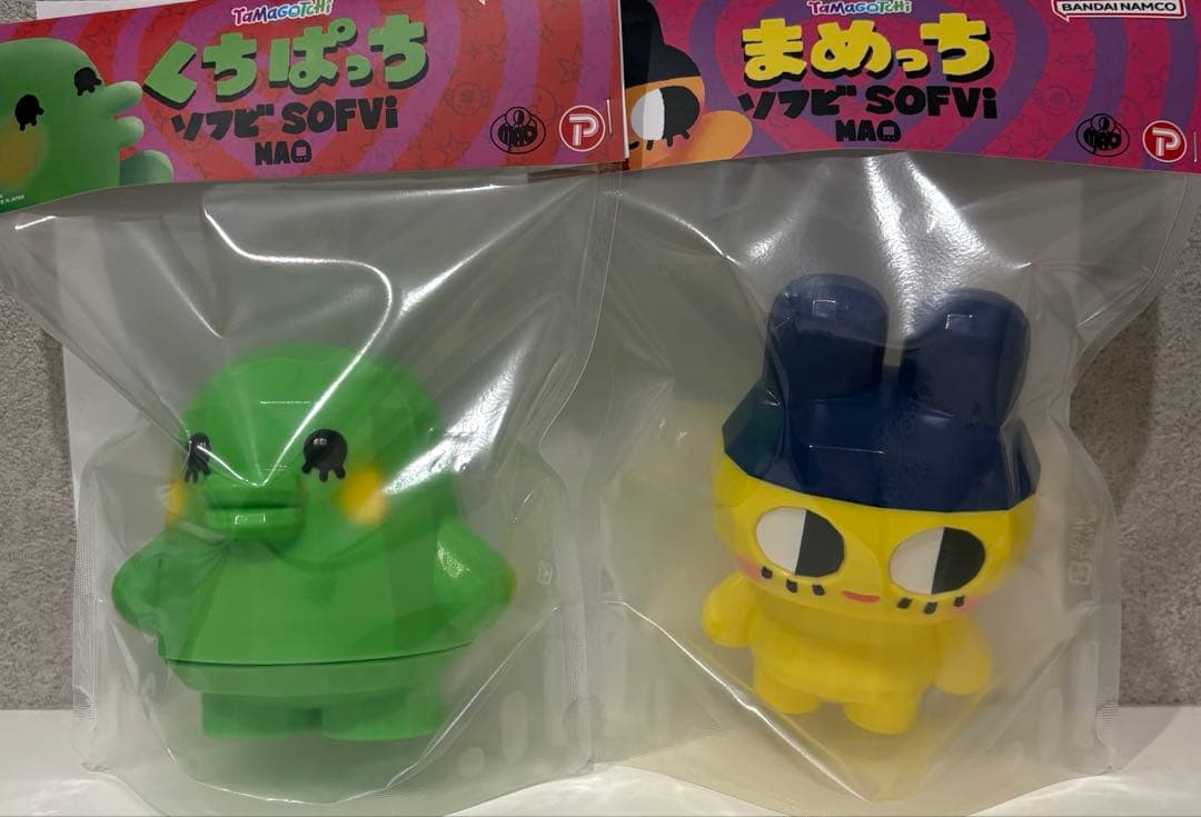TAMAGOTCHI × MAO まめっち くちぱっち 大たまごっち展 ソフビ