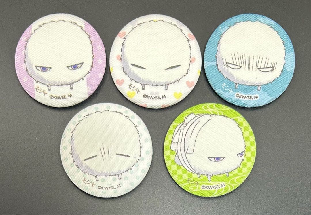 不機嫌なモノノケ庵 缶バッジ 布缶バッジ 8種