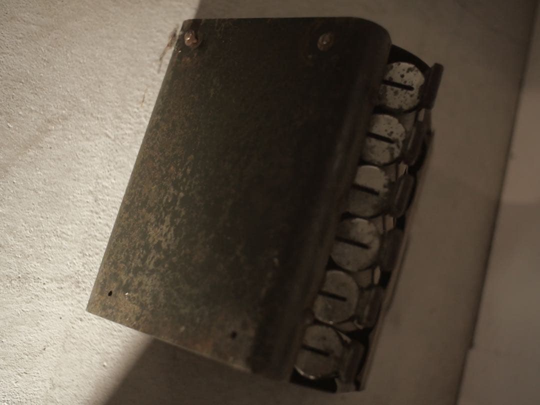 カウンター　小銭　サビ　オブジェ　古家具　古道具　アンティーク　昭和レトロ