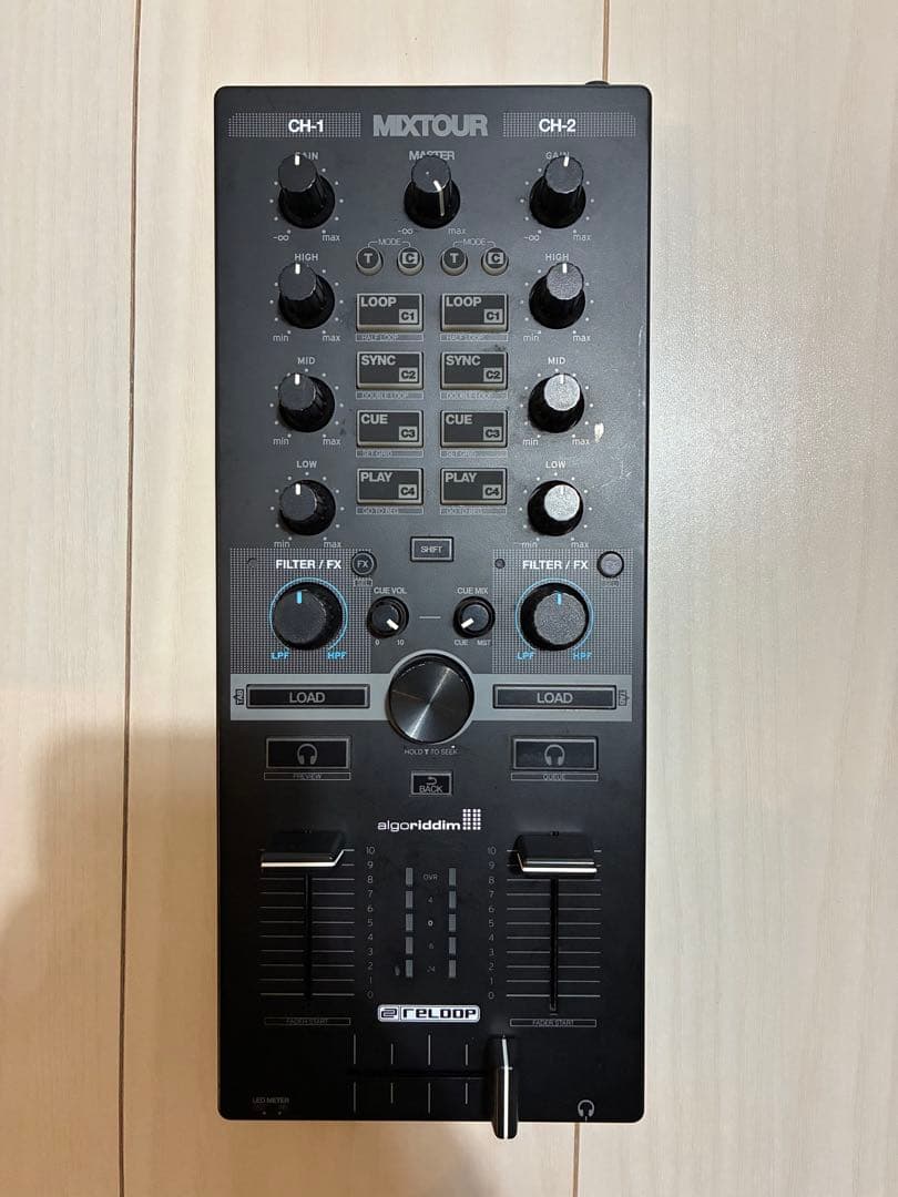 MIXTOUR 2チャンネル DJコントローラー