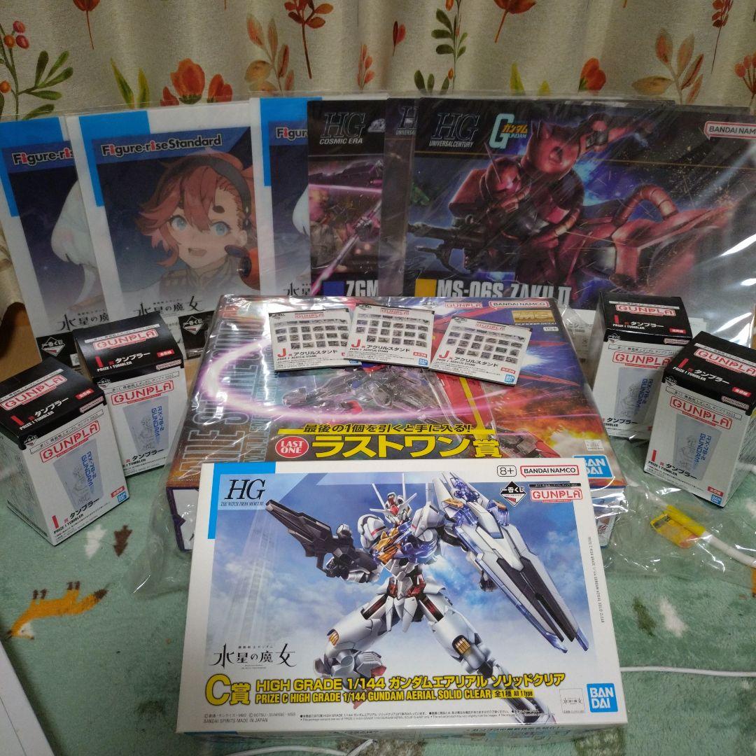 一番くじ　ラストワン賞　機動戦士ガンダム水星の魔女　セット売り