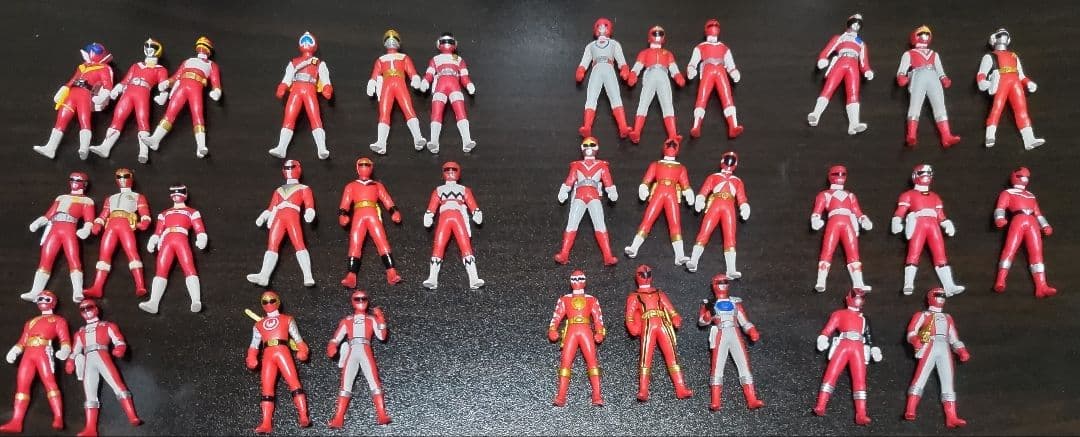 スーパー戦隊ヒーローギャラリーレッドクロニクルvol.1〜4 全33種セット