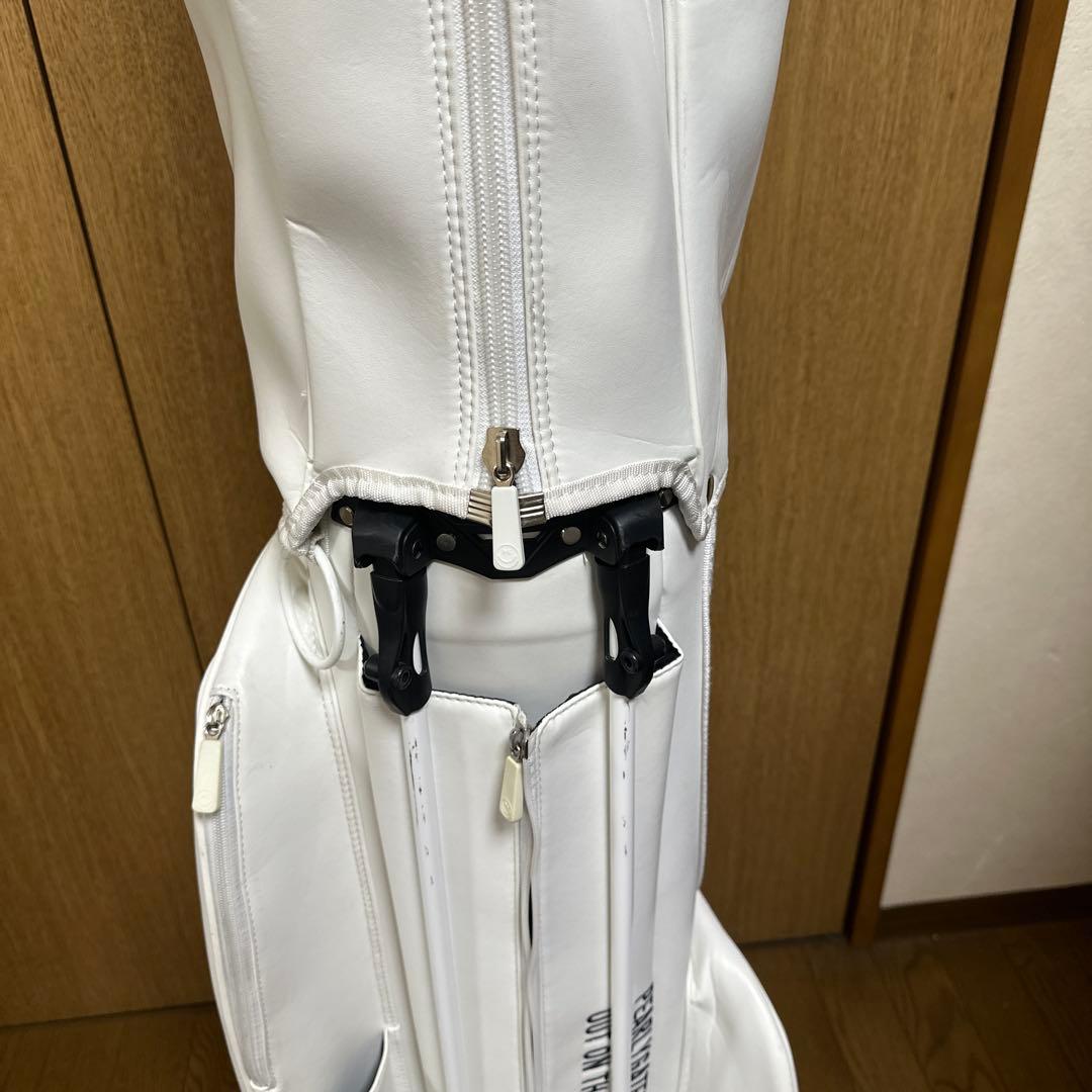 PEARLY GATES ゴルフバッグ ホワイト＋アイアンカバー付