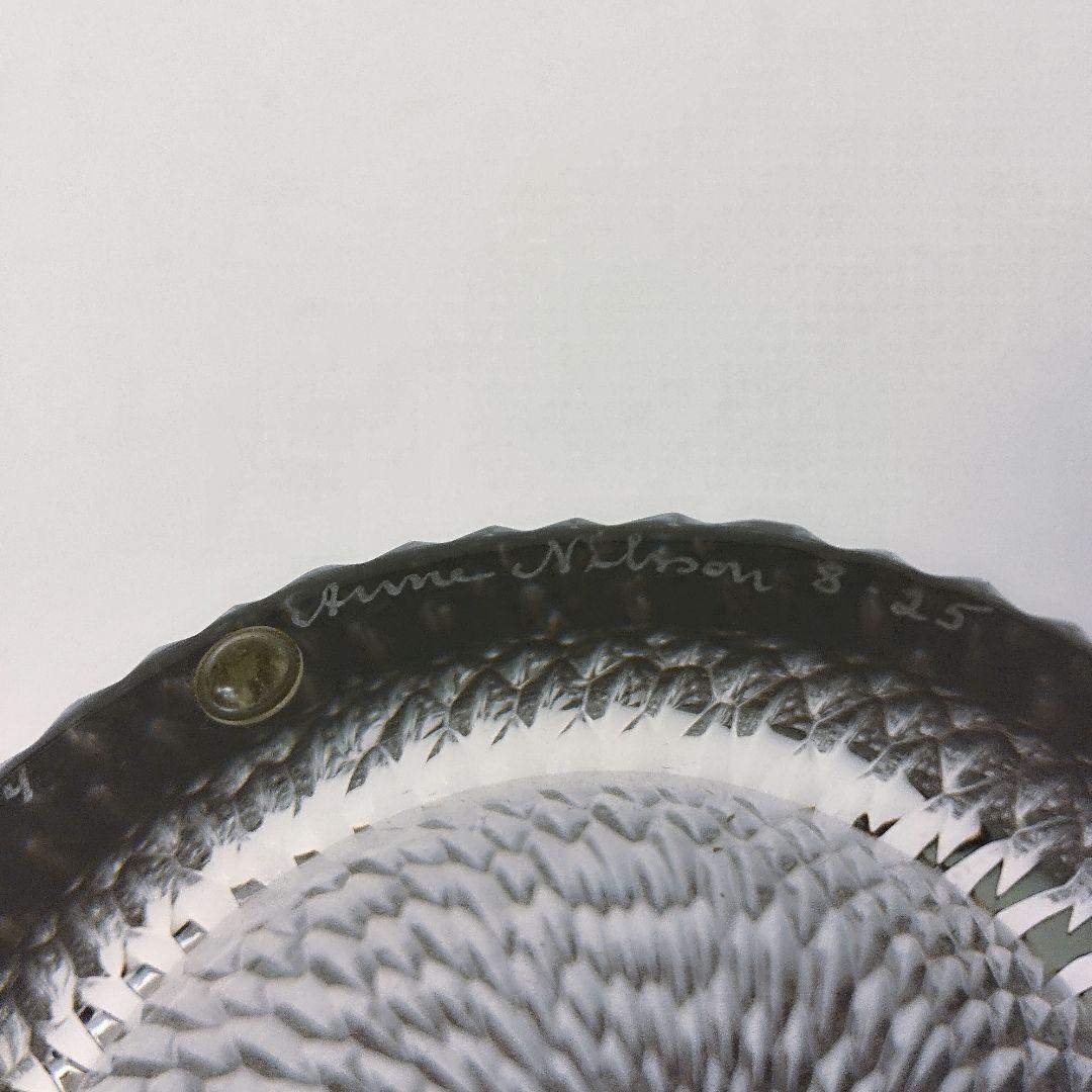 Anne Nilsson【Orrefors gallery】ガラス 花瓶　北欧