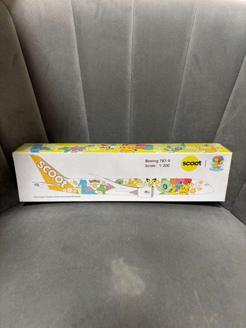未開封！Scoot ポケモン 飛行機 海外限定 記念モデルプレーン