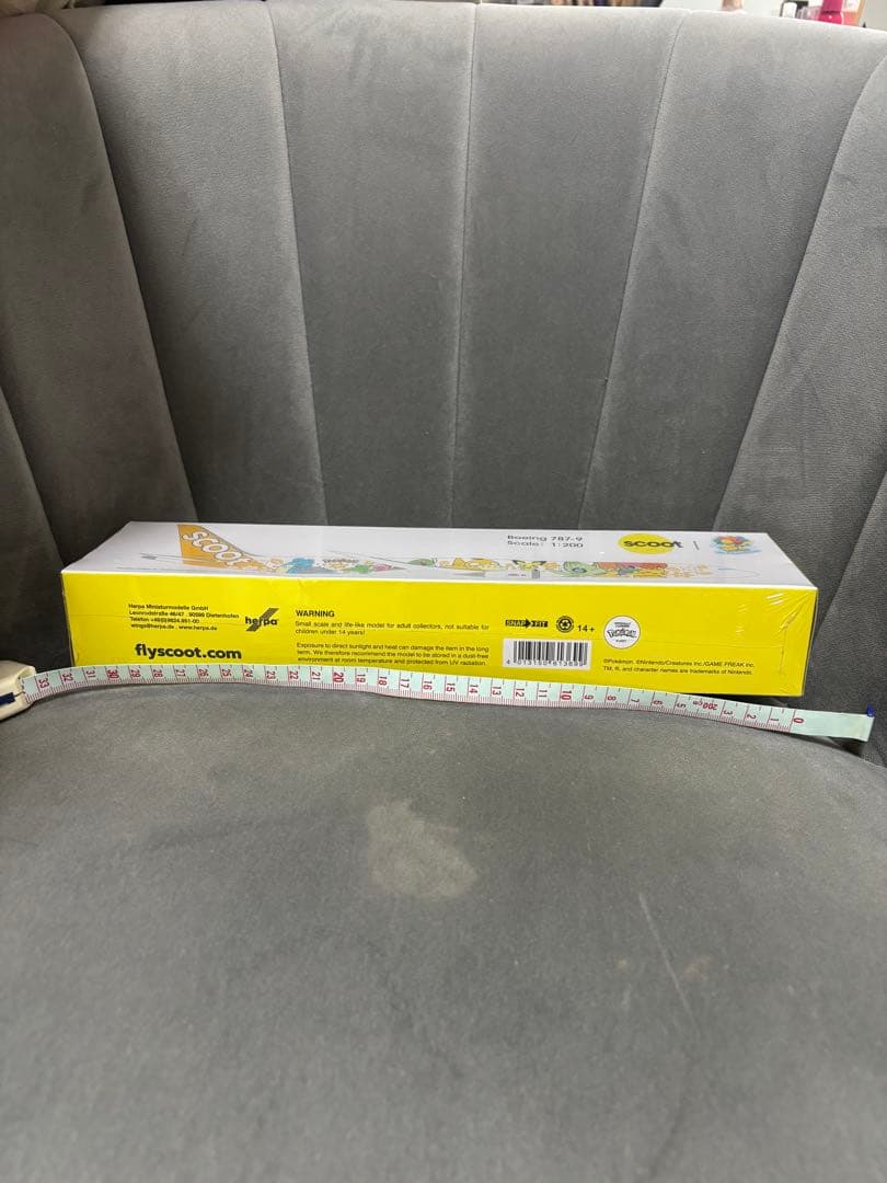 未開封！Scoot ポケモン 飛行機 海外限定 記念モデルプレーン
