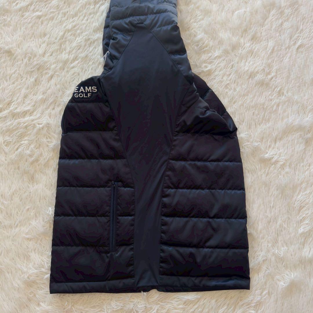 BEAMS GOLF✨2WAY ダウンジャケット　ダブルジップ　ネイビー　M