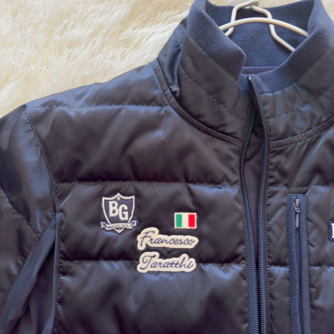 BEAMS GOLF✨2WAY ダウンジャケット　ダブルジップ　ネイビー　M