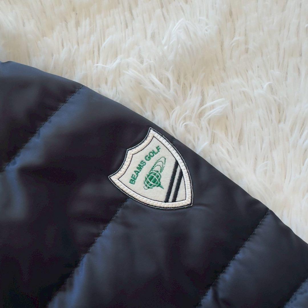 BEAMS GOLF✨2WAY ダウンジャケット　ダブルジップ　ネイビー　M