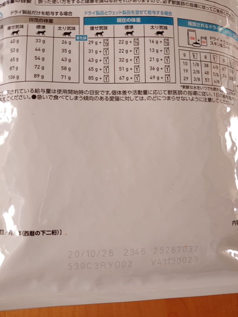 　CANIN スキン＆コート ドライ　2kg　猫用　療法食