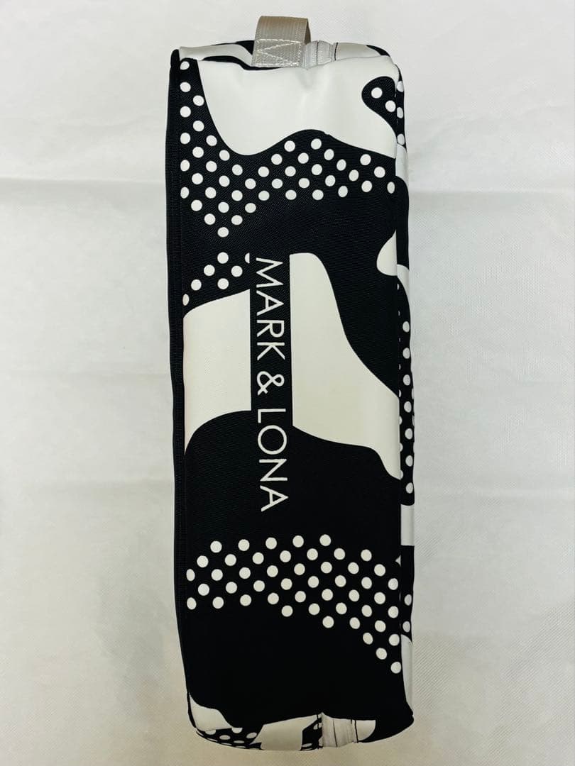 MARK&LONA マーク＆ロナ シューズケース スカル ドット柄 ブラック